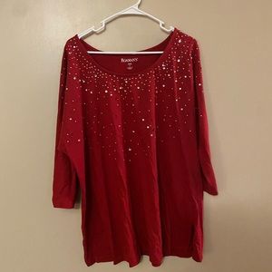 Roaman’s  3/4 Sleeve Top 18/20